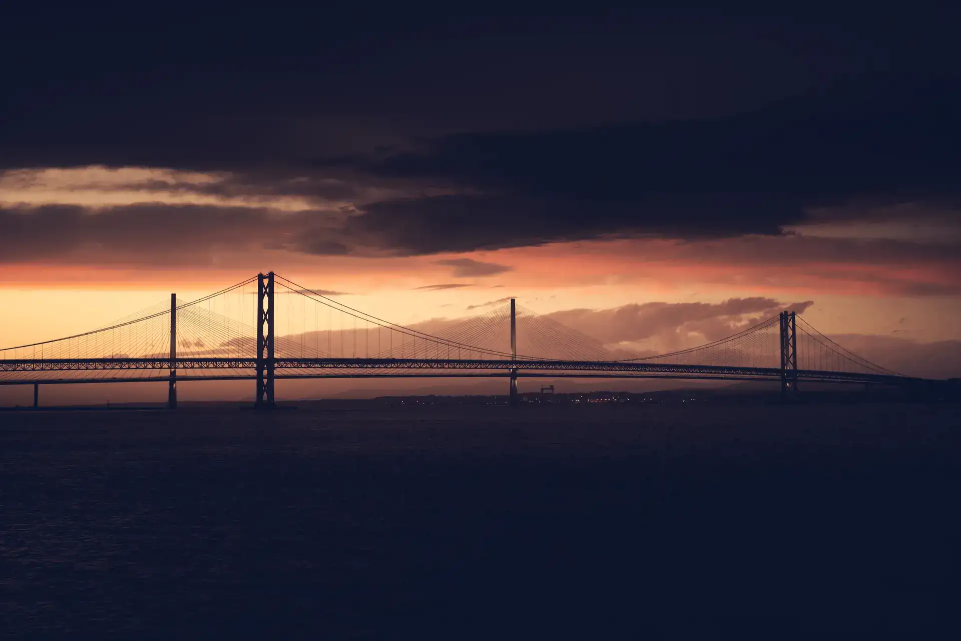 Background image - Forthbridgesunset2