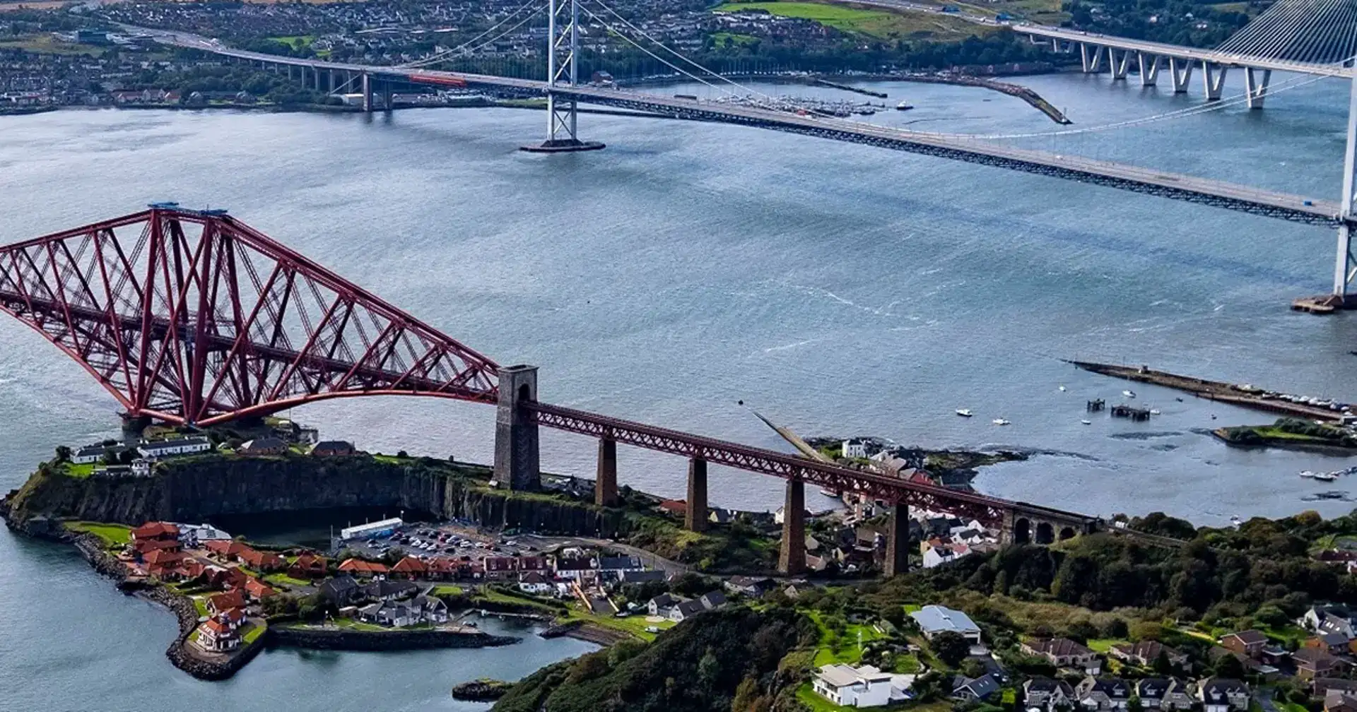 Background image - Forth Bridge North Queensferry Approach Spans