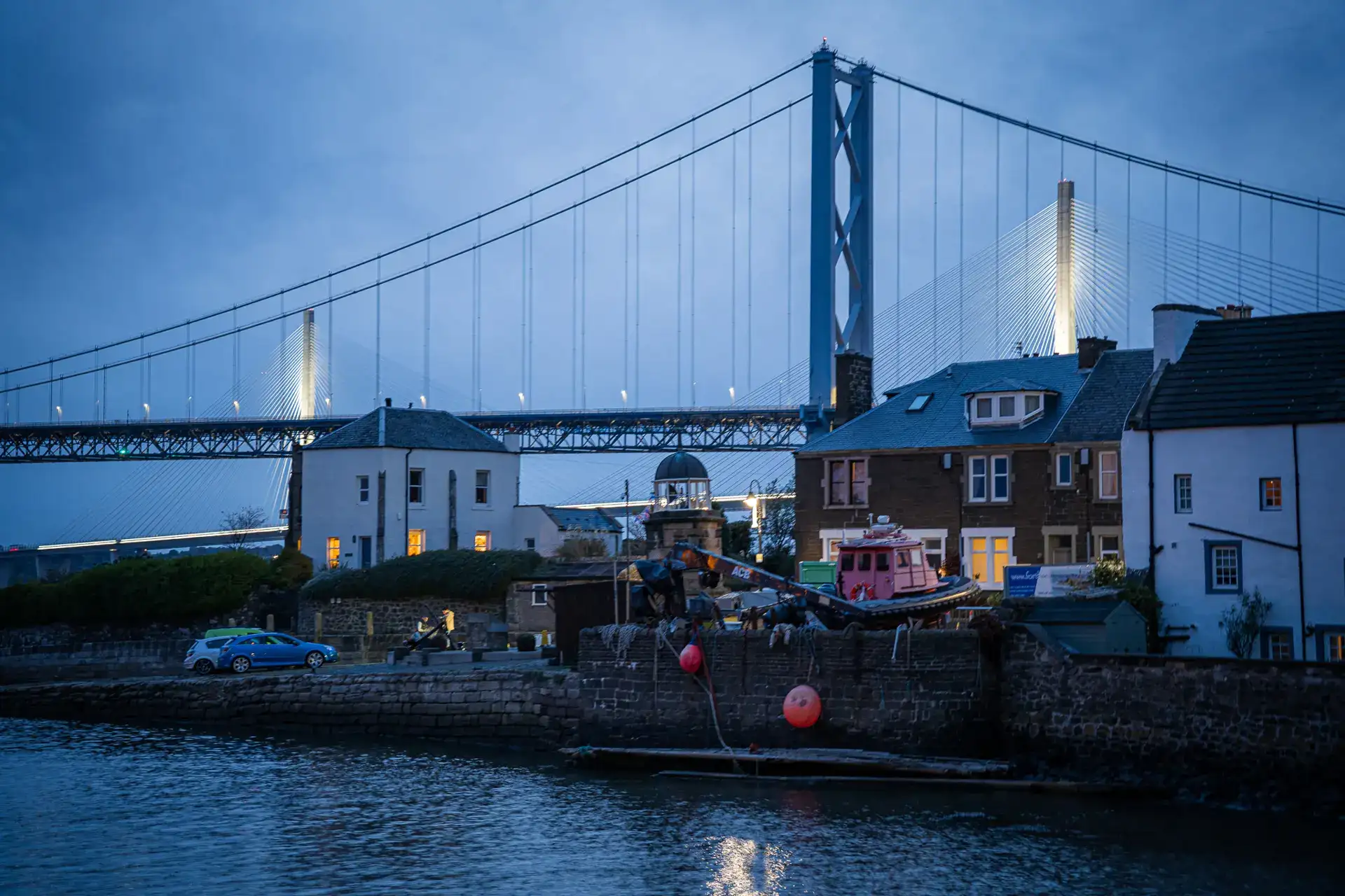 Background image - Dusk View South Queensferry