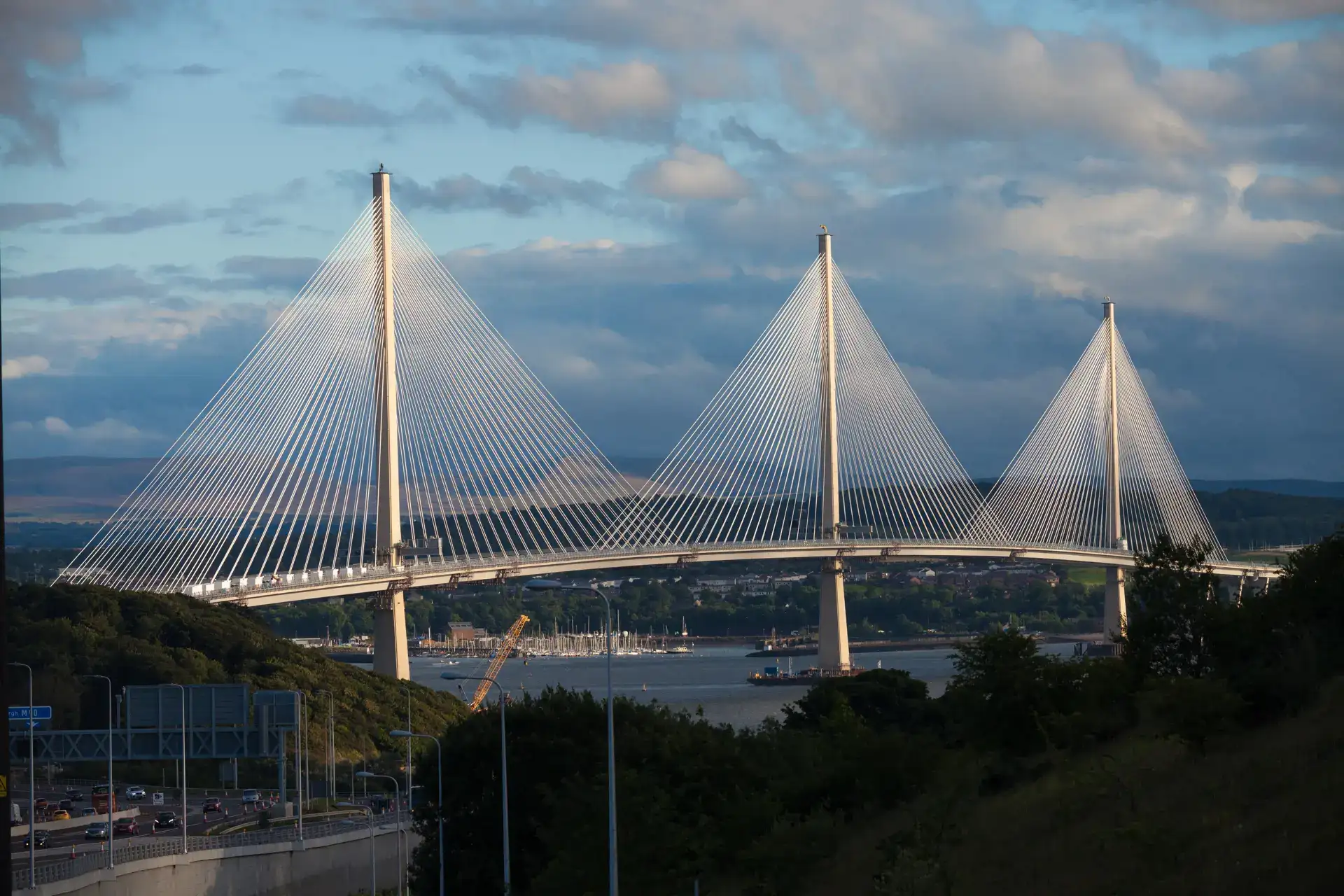 Background image - Queensferry Crossing From North Approach Road 2414 300Dpi