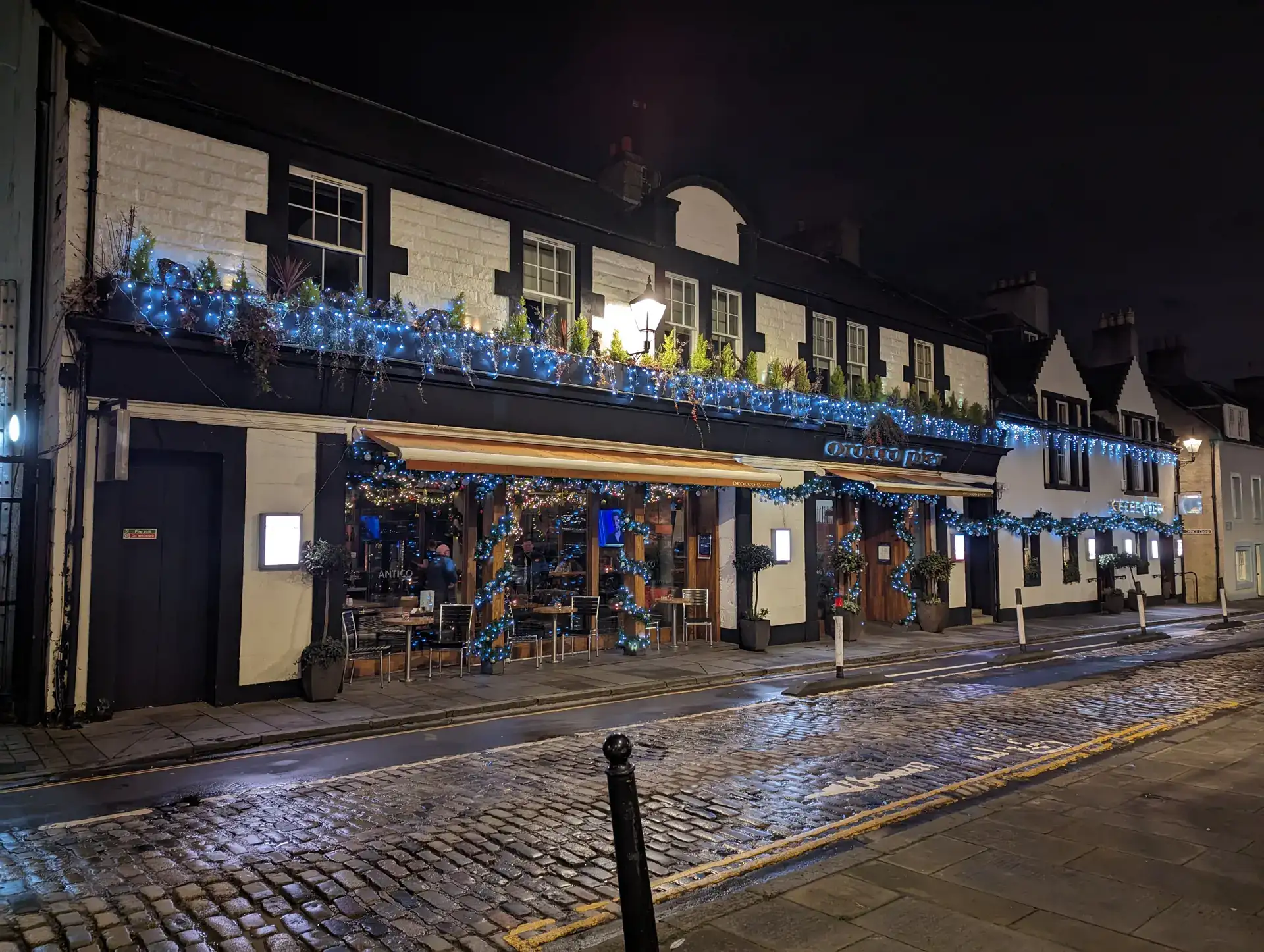 Background image - Orocco Pier at Christmas (from Facebook)