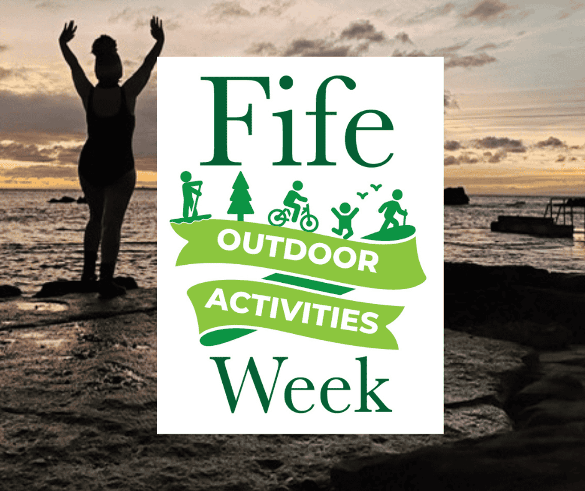 Background image - Fife Outdoor Activities Week | Logo on Image